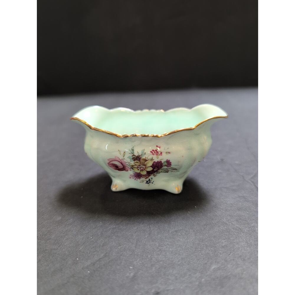 Vintage Hammersley & Company Bone China, , Oval Open Sugar Bowl, 2" x 4" x 2"H